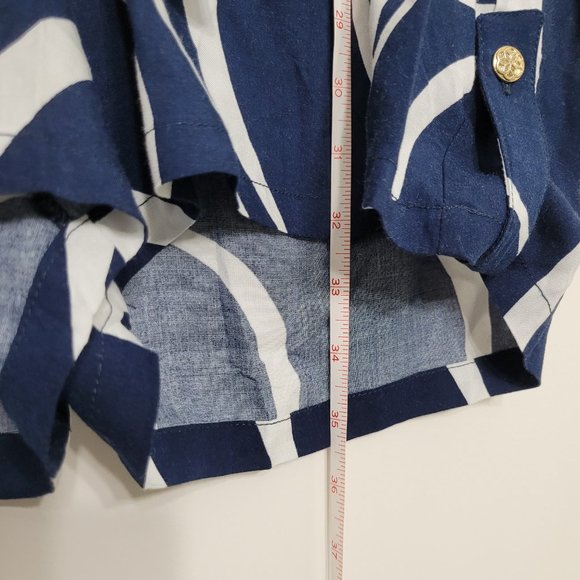 Escapada Living NEW Romper Shorts One Piece Jumper Navy Blue White Cruise Small - Picture 10 of 12